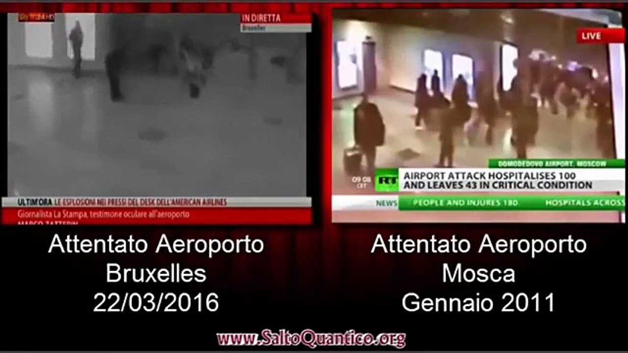 video attentati uguali bufala
