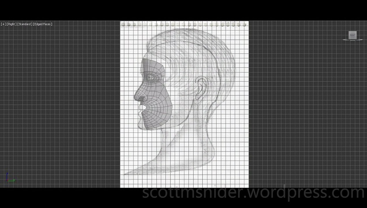 JFJ: 3DS MAX Practice Polygon Modeling Head Model Video #7 (05-30-2026)