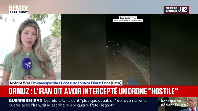 Guerre au Moyen-Orient: l'Iran dit avoir intercepté un drone hostile sur une île à l'entrée du détroit d'Ormuz