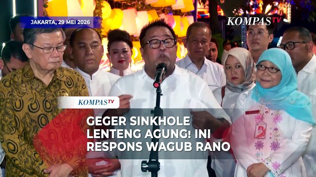Geger! Sinkhole Lenteng Agung, Ini Respons Wagub Rano Karno