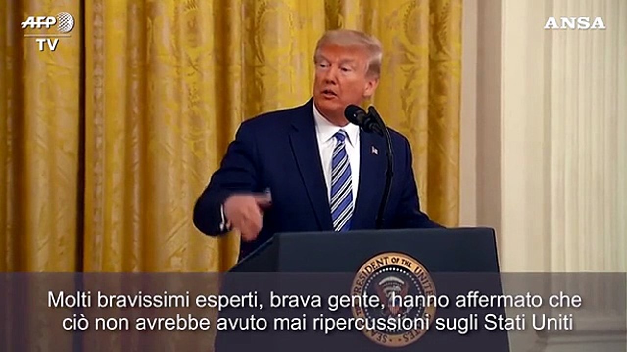 Coronavirus, Trump: "Molti esperti hanno sbagliato previsioni"