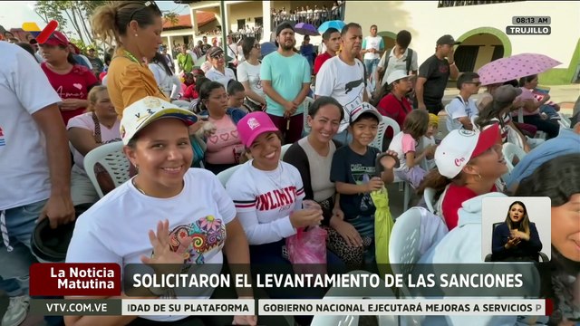 Trujillo | Diversos sectores de Isnotú piden levantamiento de sanciones para construir un futuro