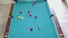 Colin finished the 7 reds and the black