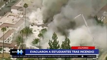 ¡Vecinos huyeron de las llamas! Voraz incendio obliga a evacuar a más de 100 personas en California