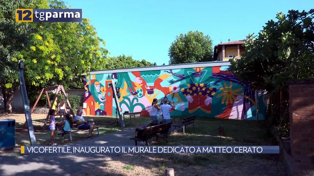 VICOFERTILE, INAUGURATO IL MURALE DEDICATO A MATTEO CERATO | VICOFERTILE, INAUGURATO IL MURALE DEDICATO A MATTEO CERATO