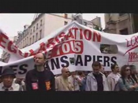 Manifestation de soutien aux sans-papiers