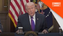 Tangan Trump lebam akibat kerap berjabat tangan