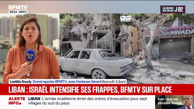 Guerre au Moyen-Orient: l'armée israélienne appelle les habitants de sept villages du sud du Liban à évacuer
