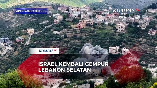 Potret Langit Lebanon Dipenuhi Asap usai Diserang Israel