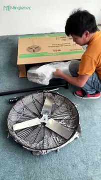 Mingletec BLDC industrial fan installation video #mingletec #BLDC #industrialfan #indonesia #india #thailand #Saudi #vietnam #Philippines#Qatar#installation #factory #warehouse #manufacturer #fyp