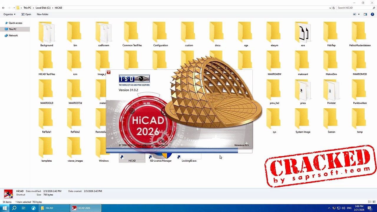 Cracked ISD HiCAD 2026 crack | ISD HiCAD 31 2026 crack | ISD HELiOS 2026 crack | All modules
