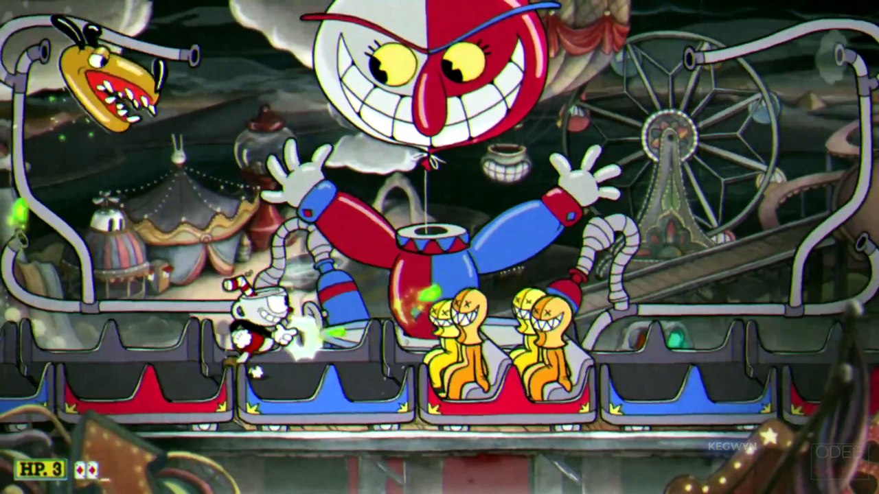 Cuphead - Carnival Kerfuffle Calamity  Gameplay Walkthrough