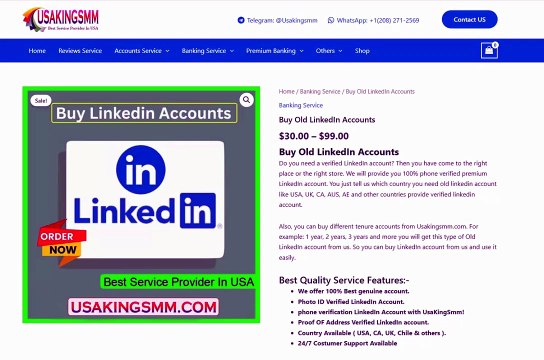 Top 5.5 Sites to Buy Old LinkedIn Accounts In (PVA & Aged)