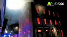 Incendio en edificio de Malagón