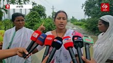 পথৰ মাজত পুখুৰী... মৰণক শৰণ দি প্ৰতিদিনে যাত্ৰা নৈপৰীয়া ৰাইজৰ