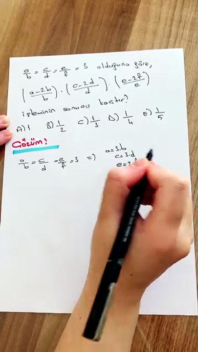 Matematik Oran Orantı
