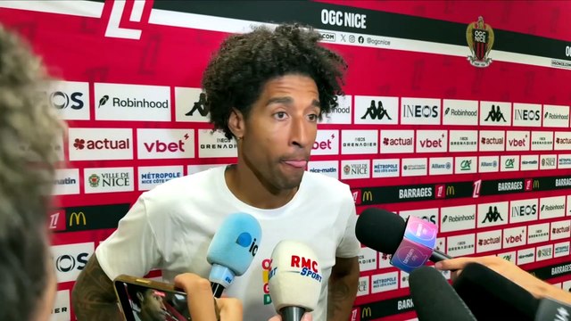 Dante après le barrage retour entre Nice et Saint-Etienne : « Beaucoup d'émotions » - Foot - Barrages Ligue 1 / Ligue 2 - Nice