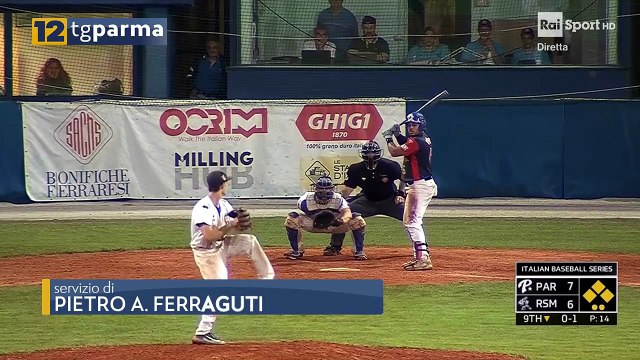 BASEBALL, FINALI SCUDETTO: PARMA PERDE ANCORA A SAN MARINO | BASEBALL, FINALI SCUDETTO: PARMA PERDE ANCORA A SAN MARINO