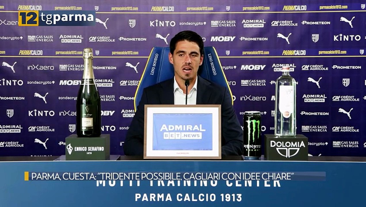 PARMA, CUESTA: "TRIDENTE POSSIBILE, CAGLIARI CON IDEE CHIARE" | PARMA, CUESTA: "TRIDENTE POSSIBILE, CAGLIARI CON IDEE CHIARE"