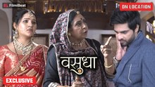 Vasudha | On Location | वसुधा के सम्मान के लिए Manager को जड़ा दादीसा ने  थप्पड़! | FilmiBeat