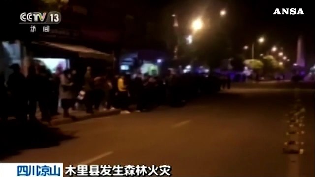 Cina, 30 morti nell'incendio nel Sichuan