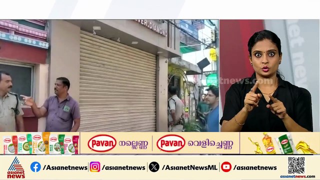 പാലക്കാട് ജ്വല്ലറിയിൽ മോഷണ ശ്രമം, കടയുടെ ഷട്ടറിന്റെ പൂട്ട് തകർത്ത നിലയിൽ