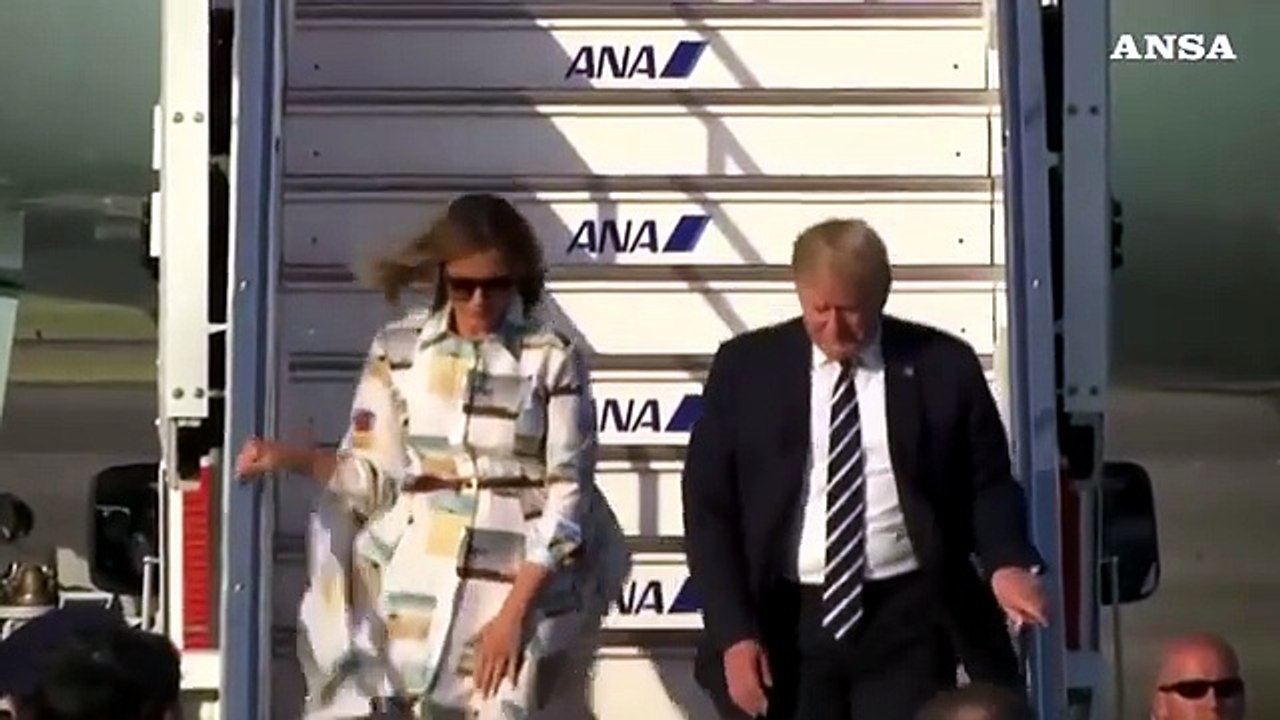 Trump in Giappone, primo a incontrare il neo imperatore