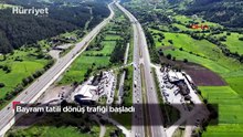 Bayram tatili dönüş trafiği başladı