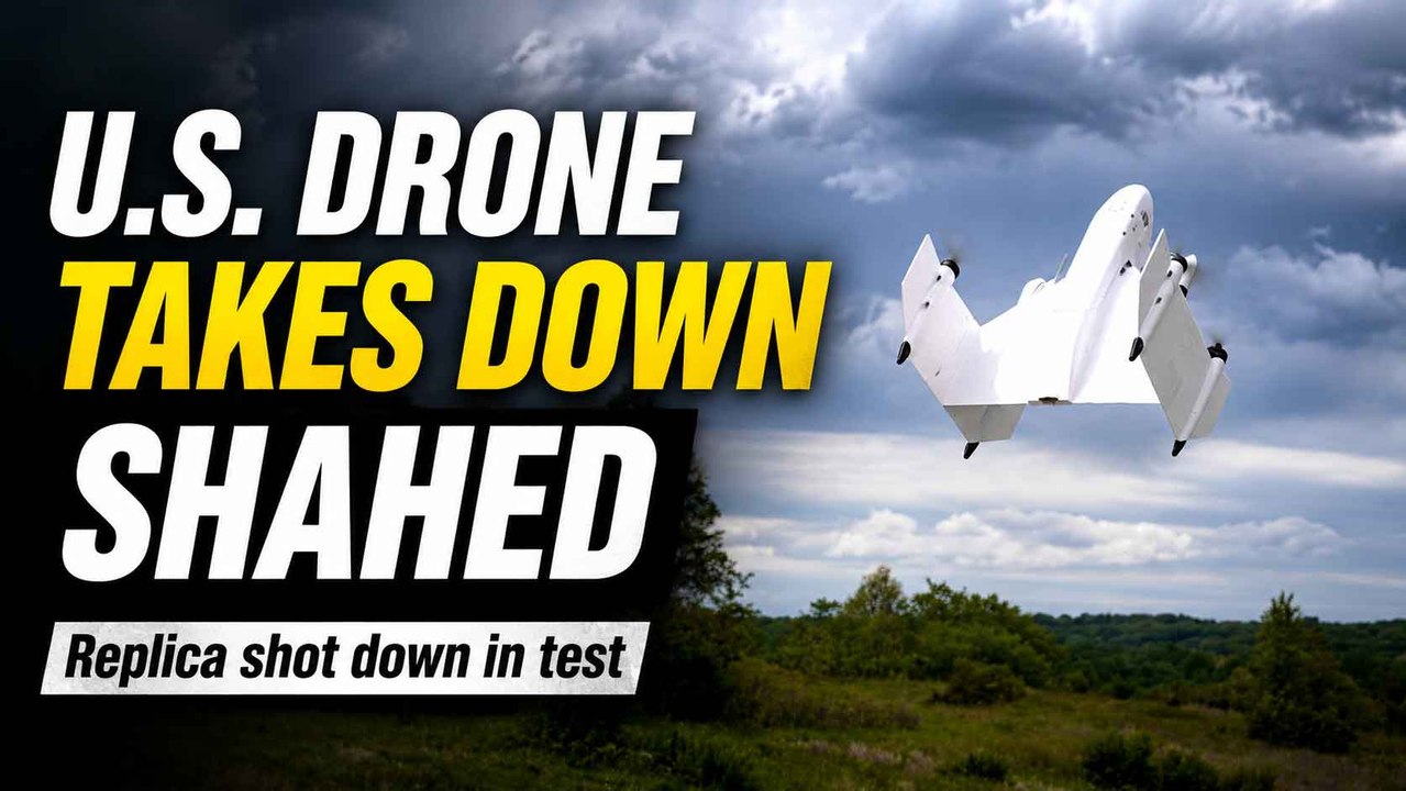 Small US drone surprises by taking down replica of Iran’s Shahed drone
