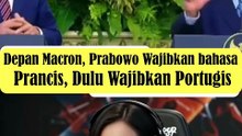 Depan Macron, Prabowo Wajibkan Sekolah Belajar bahasa Prancis, Dulu depan Da Silva Wajibkan Portugis