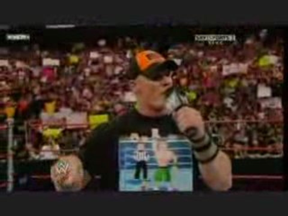John Cena kicks off Raw 1/2 - Raw 6/16/08