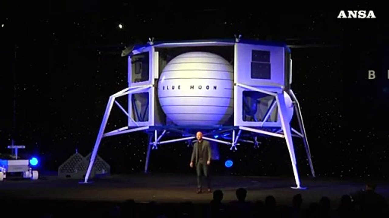 Spazio: Bezos sogna e presenta il suo veicolo lunare