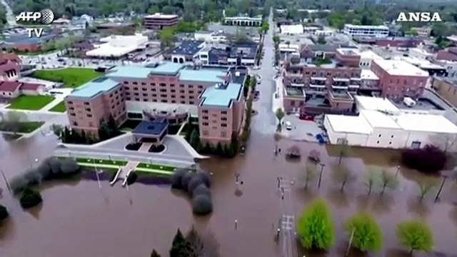Usa, crollano due dighe in Michigan: evacuati in 10 mila