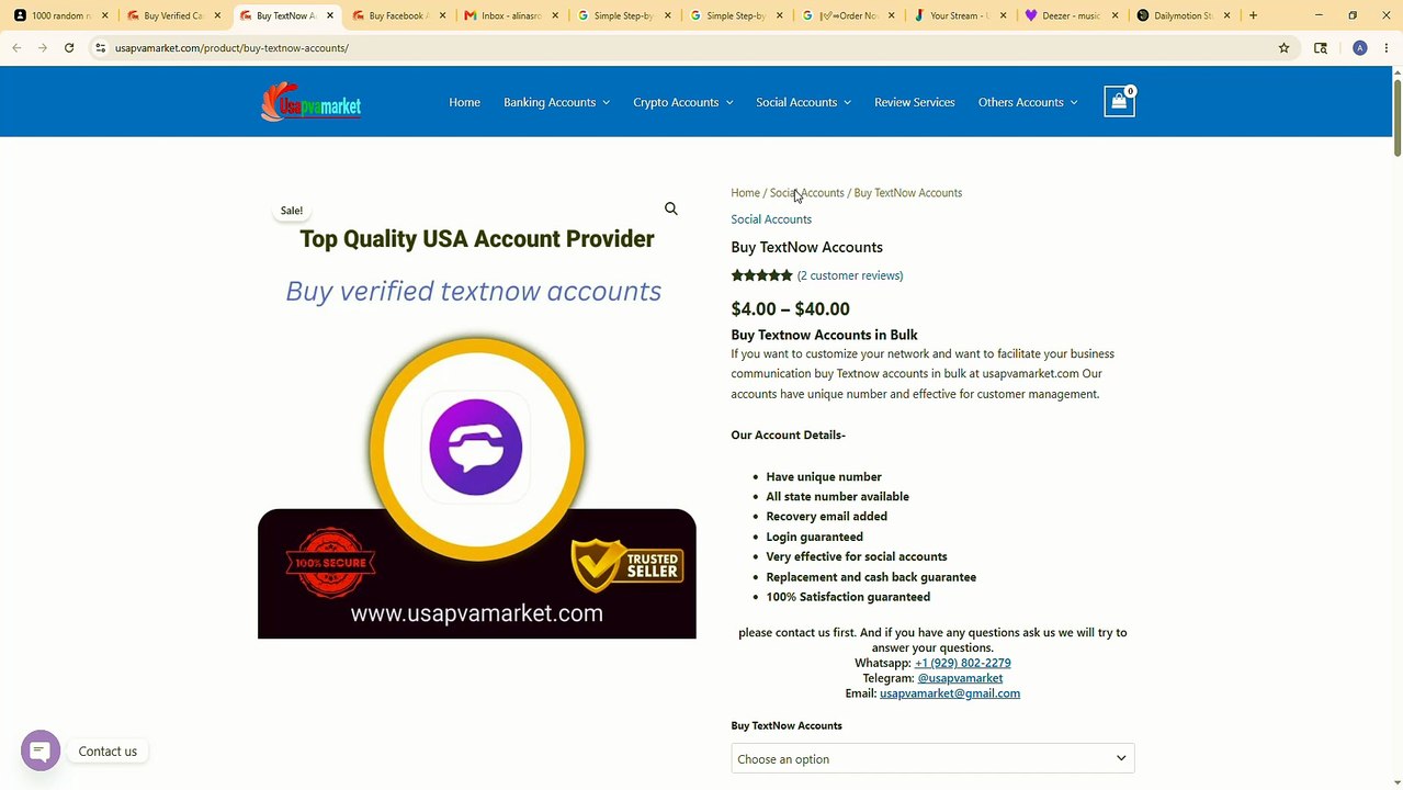 If You Locking For Buy" TextNow Accounts