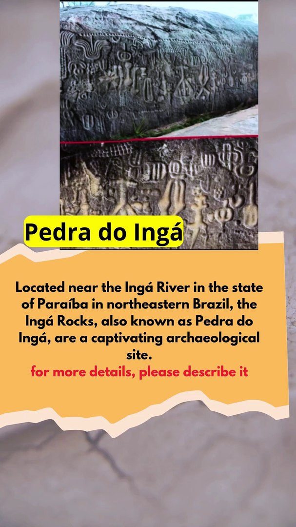 ⁣Ingá Rock, also known as Pedra do Ingá, is a fascinating archaeological site