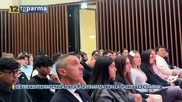OLTRE CENTO RAGAZZI A SCUOLA DI FINANZA CON LA GAZZETTA DI PARMA | OLTRE CENTO RAGAZZI A SCUOLA DI FINANZA CON LA GAZZETTA DI PARMA
