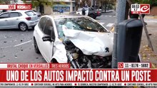 Brutal choque en Versalles deja a tres personas gravemente heridas