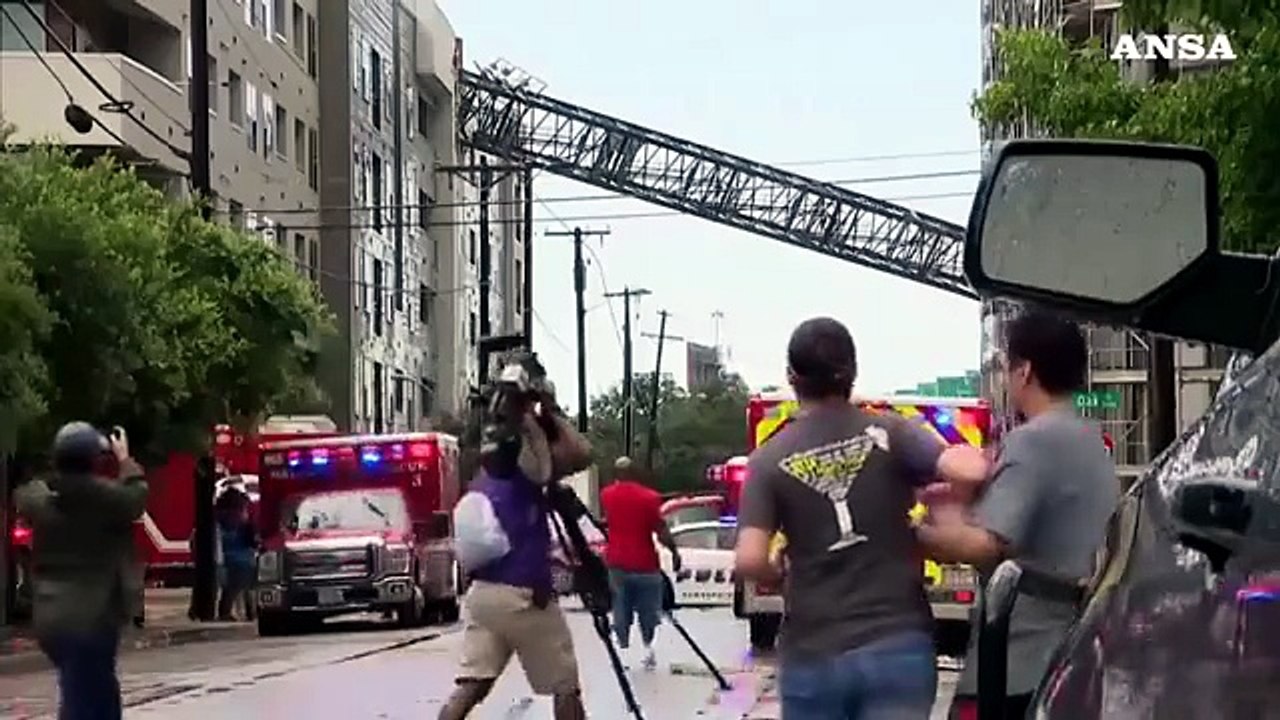 Usa: crollo gru a Dallas, almeno un morto e 7 feriti