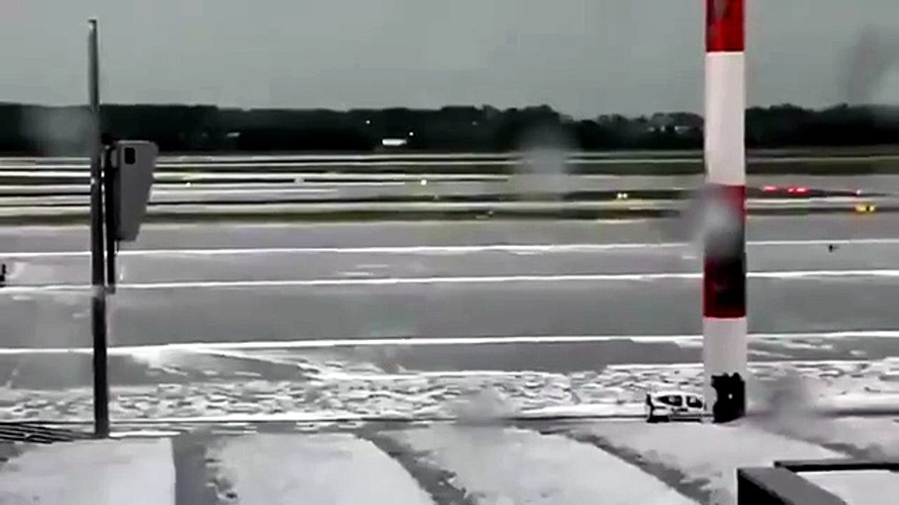 Grandinata a Malpensa