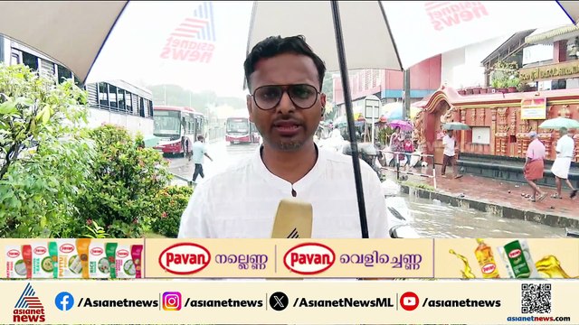 ഉച്ചക്കുശേഷം പെയ്ത കനത്ത മഴയിൽ തിരുവനന്തപുരം നഗരത്തിൽ രൂക്ഷമായ വെള്ളക്കെട്ട്