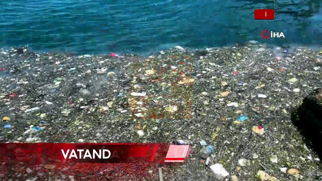 İstanbul Ortaköy Sahili'nde kirlilik tepki çekti