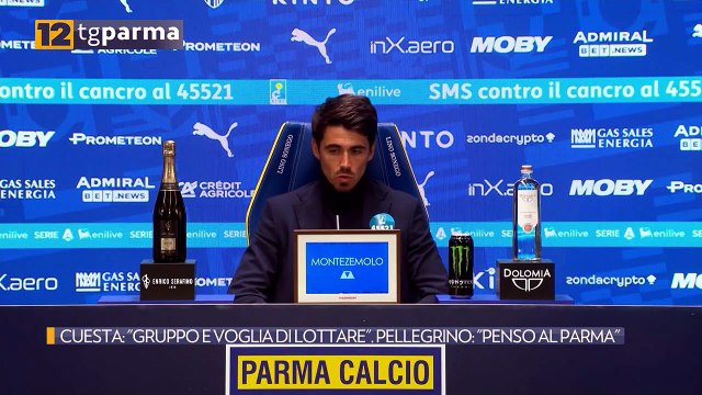 CUESTA: GRUPPO E VOGLIA DI LOTTARE . PELLEGRINO: PENSO AL PARMA | CUESTA: GRUPPO E VOGLIA DI LOTTARE . PELLEGRINO: PENSO AL PARMA