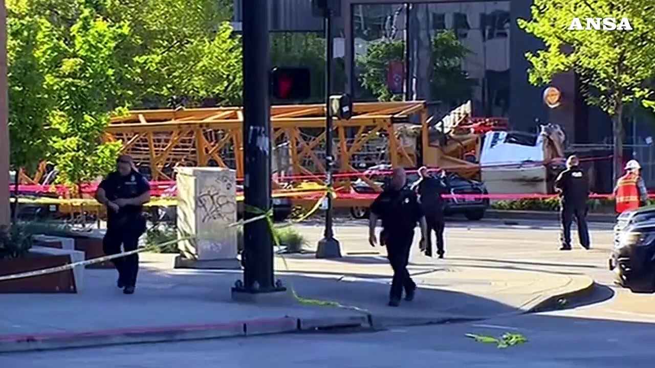 Una gru crolla sul campus Google a Seattle, 4 morti