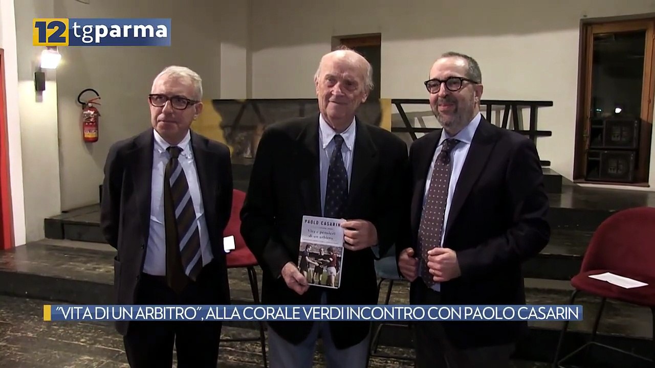 "VITA DI UN ARBITRO", ALLA CORALE VERDI INCONTRO CON PAOLO CASARIN | "VITA DI UN ARBITRO", ALLA CORALE VERDI INCONTRO CON PAOLO CASARIN