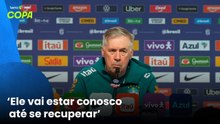 Ancelotti descarta cortar Neymar da Copa do Mundo: ‘Não vamos trocar ninguém’