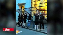 Parisli esnaflar Şampiyonlar Ligi finali öncesi tedbir almaya başladı