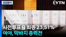 사전투표율 최종 23.51%...여야, 막바지 총력전 / YTN