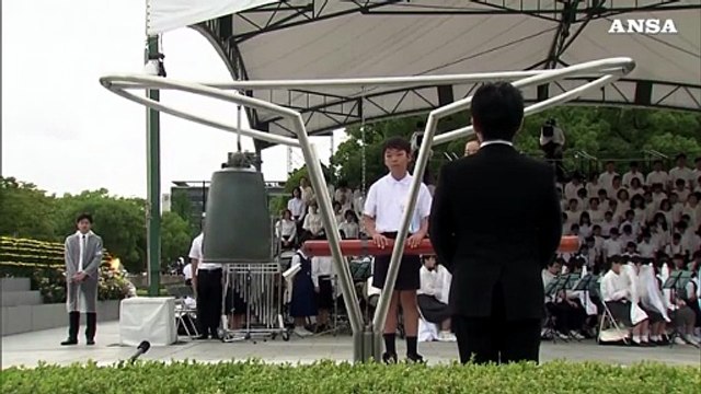 Hiroshima, commemorazione del 74 anniversario del disastro atomico