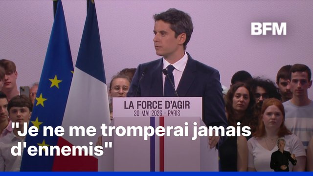 Présidentielle 2027: Mes adversaires sont la France Insoumise et le Rassemblement national , affirme Gabriel Attal lors de son meeting