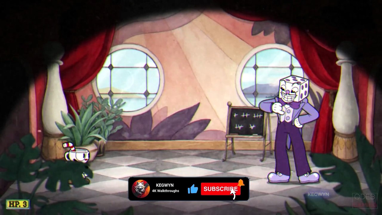 Cuphead - The Die House Mr King Dice Gameplay Walkthrough